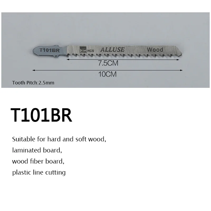 Бесплатная доставка 10 шт./лот 74 мм-100 мм HCS T101BR лобзик лезвия для точной линии резки мягкой древесины ламинат доска