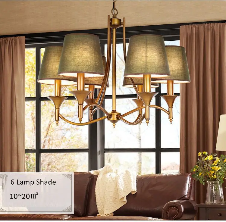 Contemporary Chandelier, Modern American Style Dining Room Chandeliers Lighting Fixture Pendant Light for Bedroom Living Lamp (4)