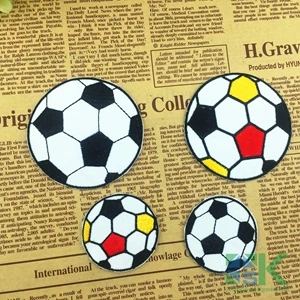 12pcs Mixed Color And Size Football Cartoon Embroidered Iron On Patch Motif Sew Applique DIY Accessory A100 | Дом и сад