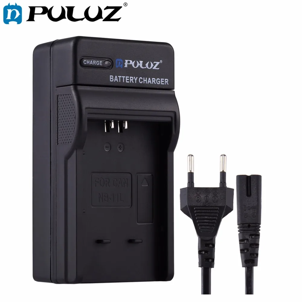 PULUZ EU Plug Battery Charger with Cable for Canon NB 11L Battery for Canon A2400 IS, A4000 IS