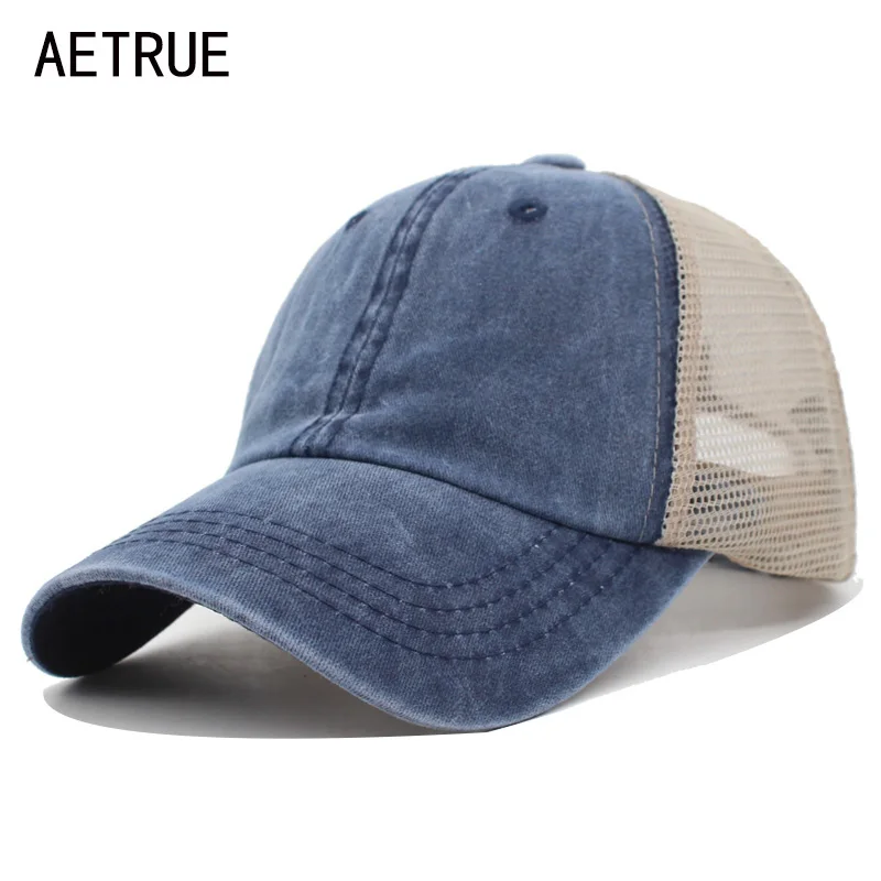 AETRUE, летняя бейсболка, женская, мужская, Gorras, Snapback, кепка, хип-хоп, сетка, регулируемая косточка, Casquette, головные уборы для мужчин и женщин, папа, кепка s