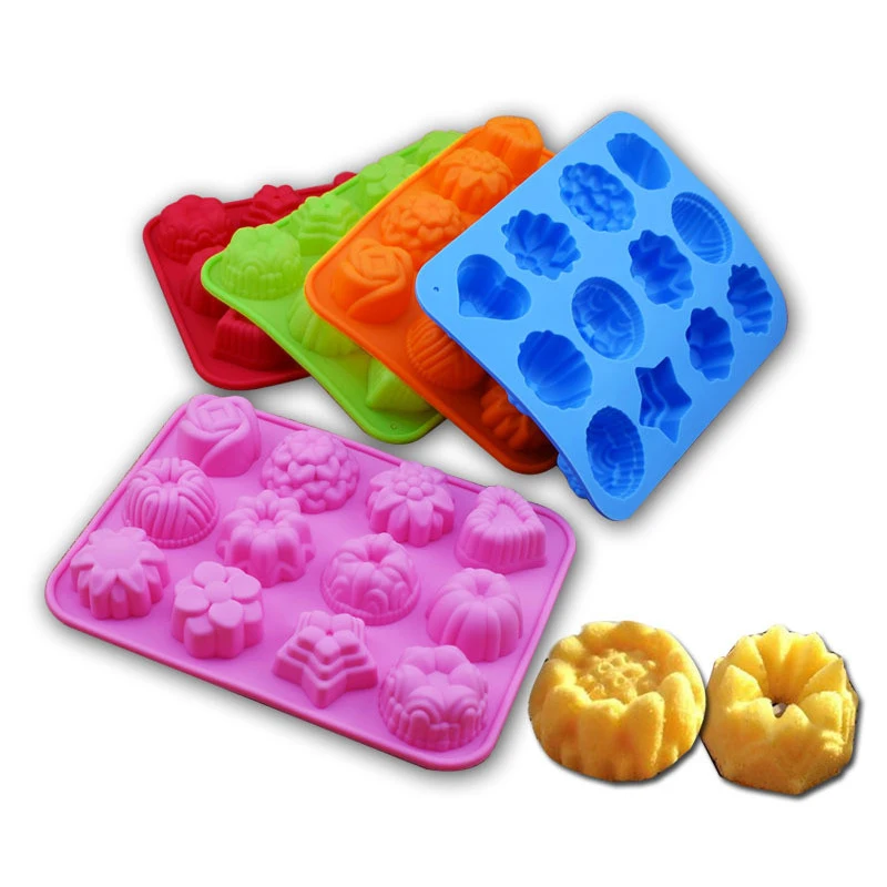 

27 Styles Creative SiliconeCake Mold DIY Baking Pastry Tools Dessert Chocolate Cake Fondant Biscuit Bakeware Ice Cream Tools 12