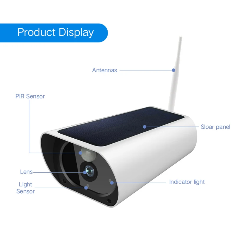 1080P беспроводная уличная Водонепроницаемая беспроводная Wifi ip-камера для безопасности, мобильный телефон, видео в реальном времени, встроенный аккумулятор 18650, JN-Y9