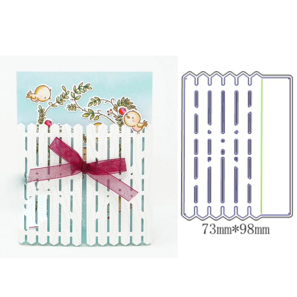 

X Fence Hollow Shape Metal Cutting Dies Stencil Scrapbook Album Embossing For Gift Card Making Handcrafts Decor