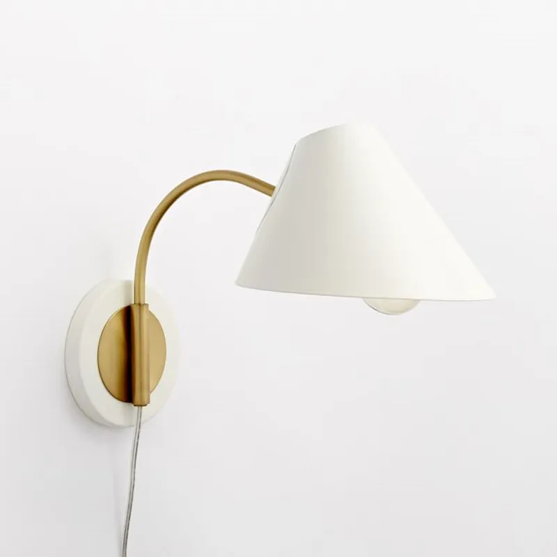 

Modern LED Wall Lamps Simple Bedside Wall Lamp With Dimmer Switch Chrome Flexibility Wall Lights Reading Light Indoor Lighting