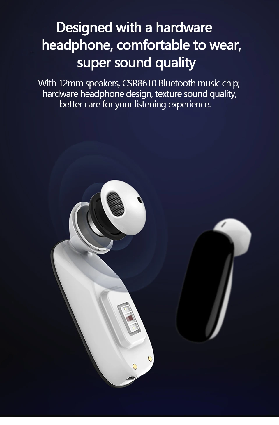 Smart band V08 Smart Watch Bracelet Waterproof Earphone Sensor Fitness Tracker Heart Rate Test  Smart Talk Band For Android ios (7)