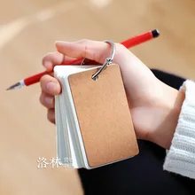 

brief two-color cardboard words this memo pad white words this high quality decoration loose leaf memo pads