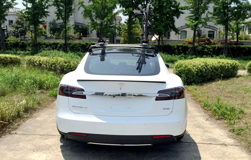 Задний спойлер, крыло, багажник для Tesla модель S седан 60 70 75 85 90 D P85D P90D P100D 2012- Блестящий углерод волокно угловой спойлер