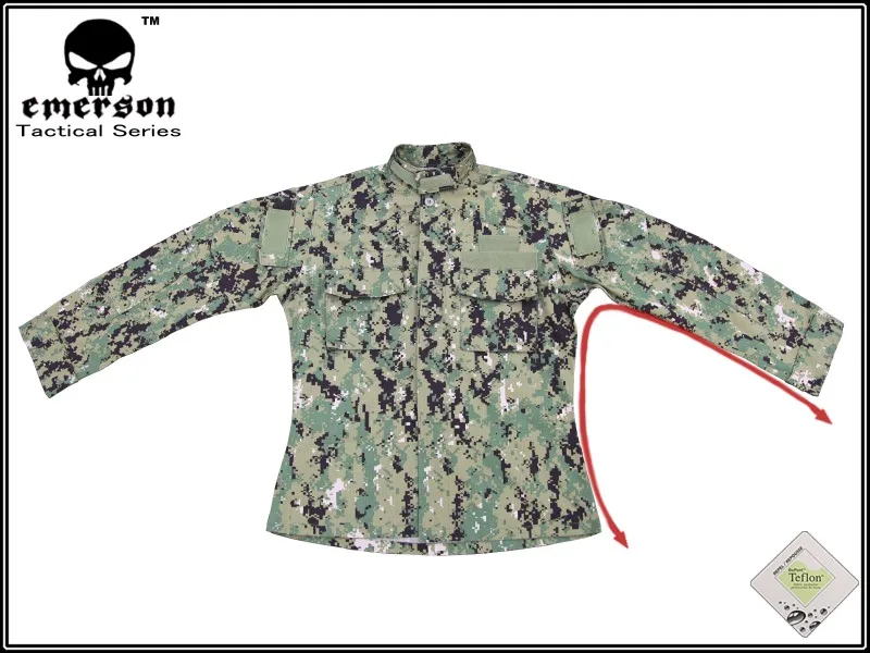 Emersongear Военная охотничья боевая рубашка BDU & брюки EMERSON NWU Тип III AOR2 Униформа