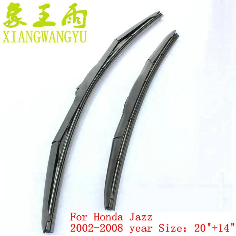 Car wiper blade for Honda Jazz ( 2002 2008 ) 20"+14" Wiper Blade 2pcs