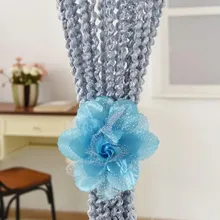 

Home Decor Flowers Curtain Clip Curtain Tieback Tie Backs Drape Living Room Bedroom Home Curtain Holder