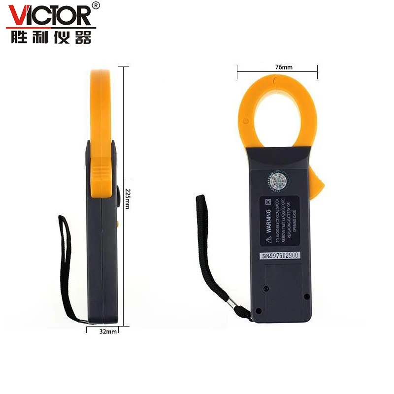 Victor VC6056B 3 3/4 цифры 4000 отсчетов ручной диапазон Сопротивление Емкость измерения частоты цифровой мультиметр зажим