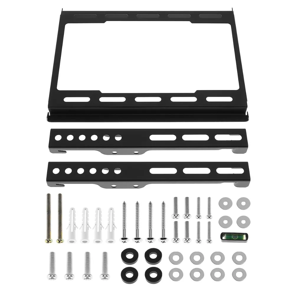 Universal TV Wall Mount Bracket LCD LED Frame Holder with Level Standard for Most 12 to 37 Inch HDTV Flat Panel TV