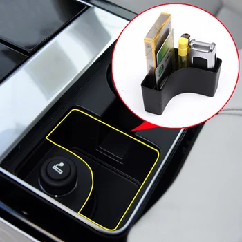

(Only Fit For Left Hand Drive) Black Middle Storage Glove Box Cover Holder For Land Rover Range Rover Velar 2017-2018