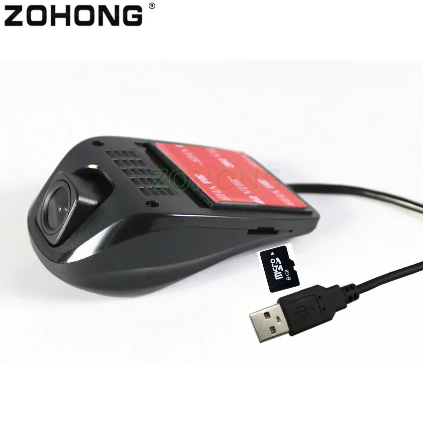 

CAR USB DVR 1080P Front Camera Usb2.0 with 16GB C10 Micro SD Card for Android OS CAR DVD player gps Radio navi