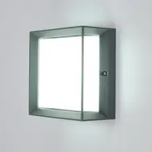 Высокое качество водонепроницаемый алюминиевый сплав PC Led 20 Вт крыльцо Светильник для наружного помещения квадратный настенный светильник Ac 80-265 в 1458