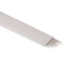 100 шт. Microblading иглы для глаз бровей лезвие затенения S 11 Pin Круглые иглы для туман для бровей профессиональный макияж наконечника