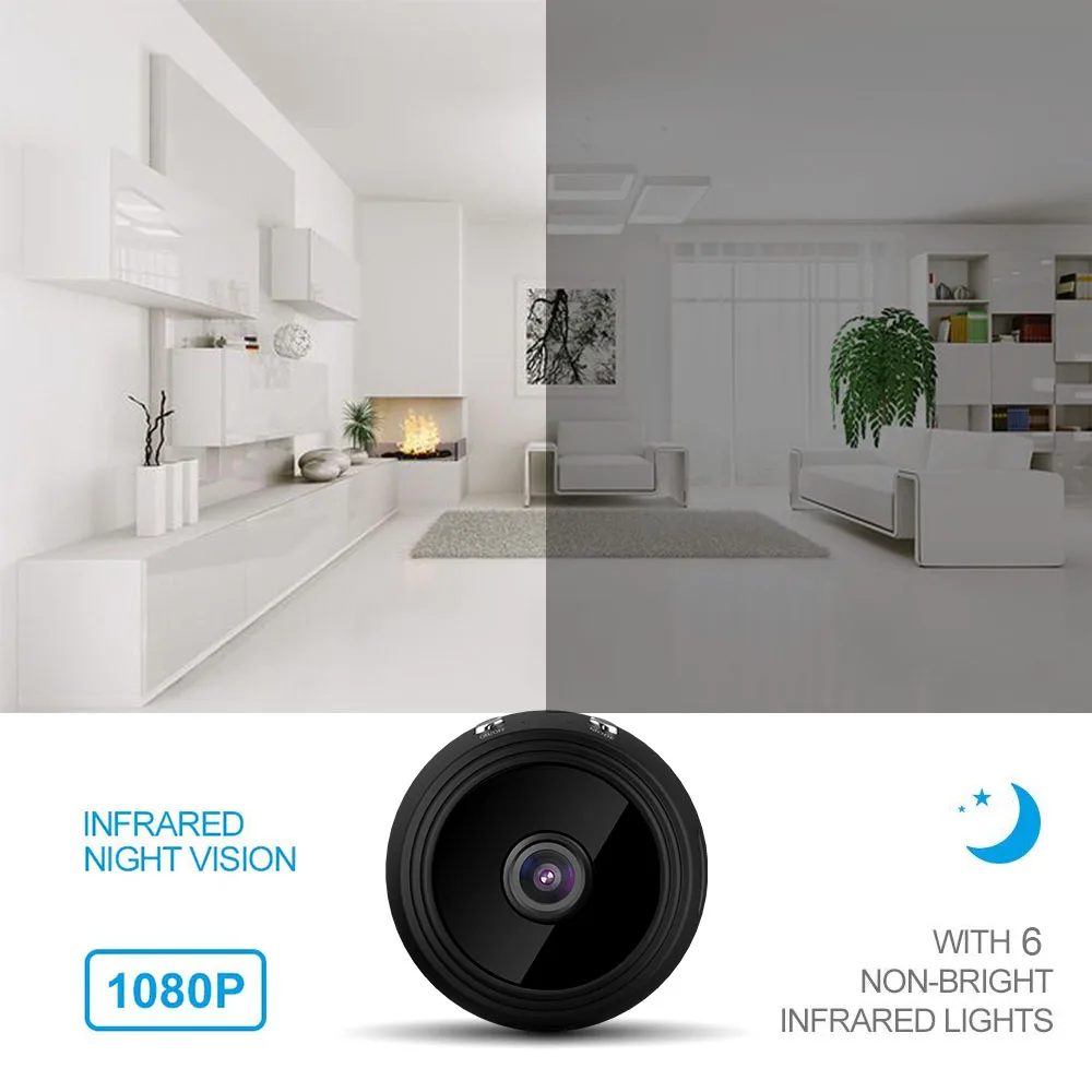 Full HD 1080P Mini WIFI Wireless IP Camera Night Vision Motion Detect Mini Camcorder Loop Video Recorder Body Cam Full HD 1080P Mini WIFI Wireless IP Camera Night Vision Motion Detect Mini Camcorder Loop Video Recorder Body Cam