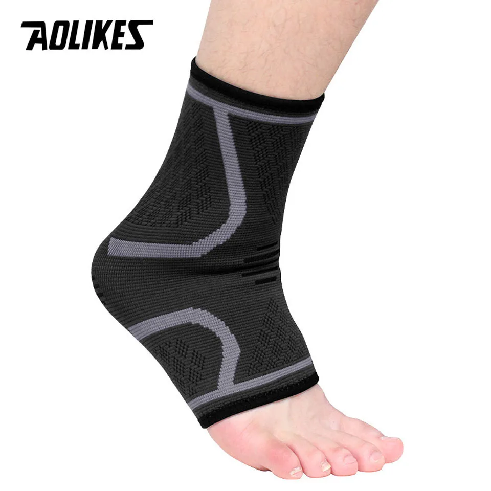 Ankle Support Ankle Straps Ankle Support Brace AOLIKES 1PCS Sports Ankle Compression Pad Women Gym Fitness Nylon Elastic Support Foot Straps Protector Football