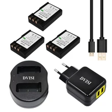 3 шт. EN-EL9 ENEL9 EN EL9a Батареи и USB Двойной Зарядное Устройство для Nikon EN-EL9a D40 D40X D60 D3000 D5000 Камера с ЕС/США AC адаптер