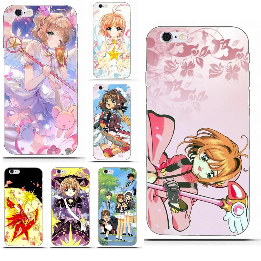Мягкая коробка для звонков Xiaomi Redmi Note 2 3 3S 4 4A 4X 5 5A 6 6A Pro Plus Sakura Card Captor