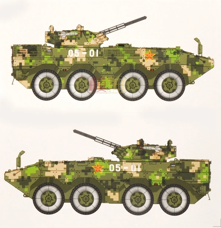 1:35 Китайская армия ZBL-09 пехота боевой автомобиль Собранный Танк модель колесных бронированных машин на 82486