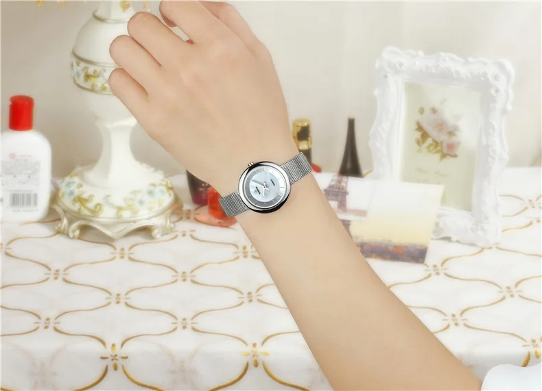Fashion Women Rose Gold Watch Top Brand WWOOR Luxury Casual Dress Female Quartz Watches Ultra-thin Waterproof Clock  (21)