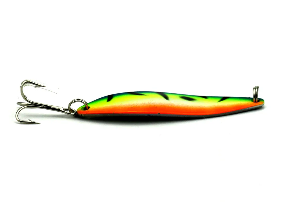 Isca de Pesca Artificial Girador Isca 7.3cm 16.6g Metal Colher Dura Sequin Paillette Agudos Gancho Pesca Equipamento 5 Pçs 5 isca 7.3cm 16.6g metal colher dura isca