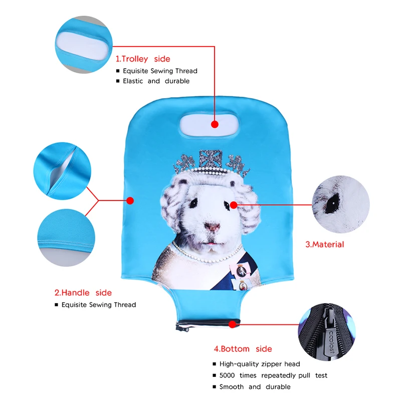 fashion 3D print butterfly Travel Luggage Suitcases Covers protective cover s/m/L 3 size for 18 - 28 inch travel cases wholesale