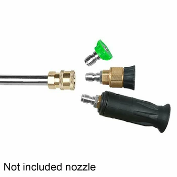 

High Pressure Washer Gutter Rod Cleaner Attachment for Lance Wand 1/4 Inch Quick Connect Dropshipping FAS