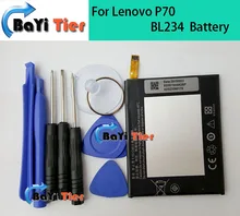 For Lenovo P70 Battery High Quality 100% New BL234 4000mAh Li-ion Battery Replacement for Lenovo P70 P70t P70-T phone + Tools