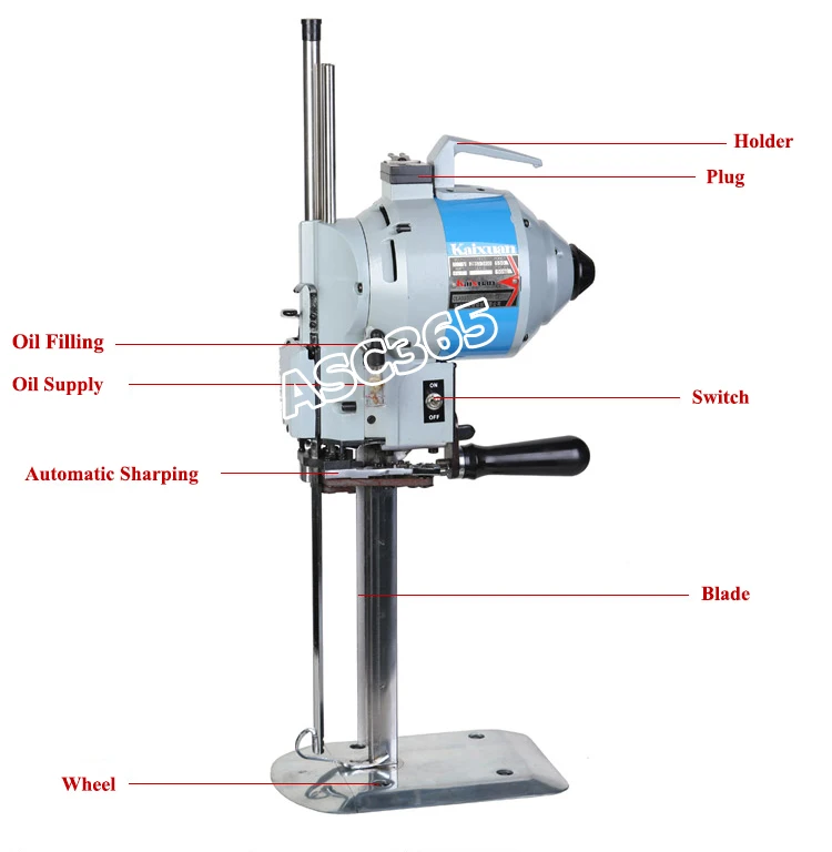 110V 550W High Quality Industrial Fabric Cutter 10" Fabric Cutter