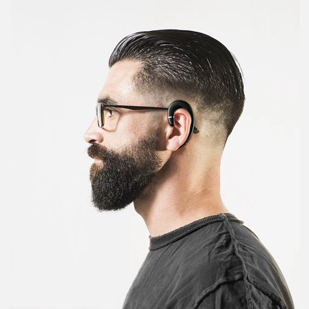 

P5 Bone Conduction Bluetooth 5.0 Headset Wireless Sports Headphones Earphone Mic Handsfree Earphones Headsets Microphone Sports