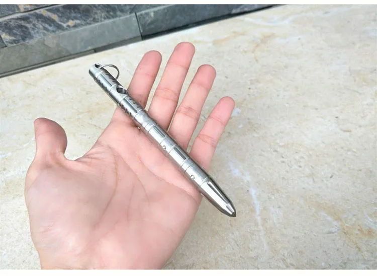 ccgk tactical defense pen multi-functional stainless steel emergency hammer broken window tungsten steel head self-defense tools (5)