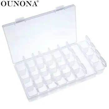 

28 Grids Transparent Tablet Medicine Box Organizer Storage Box Jewelry Storage Organizer Box with Removable Dividers