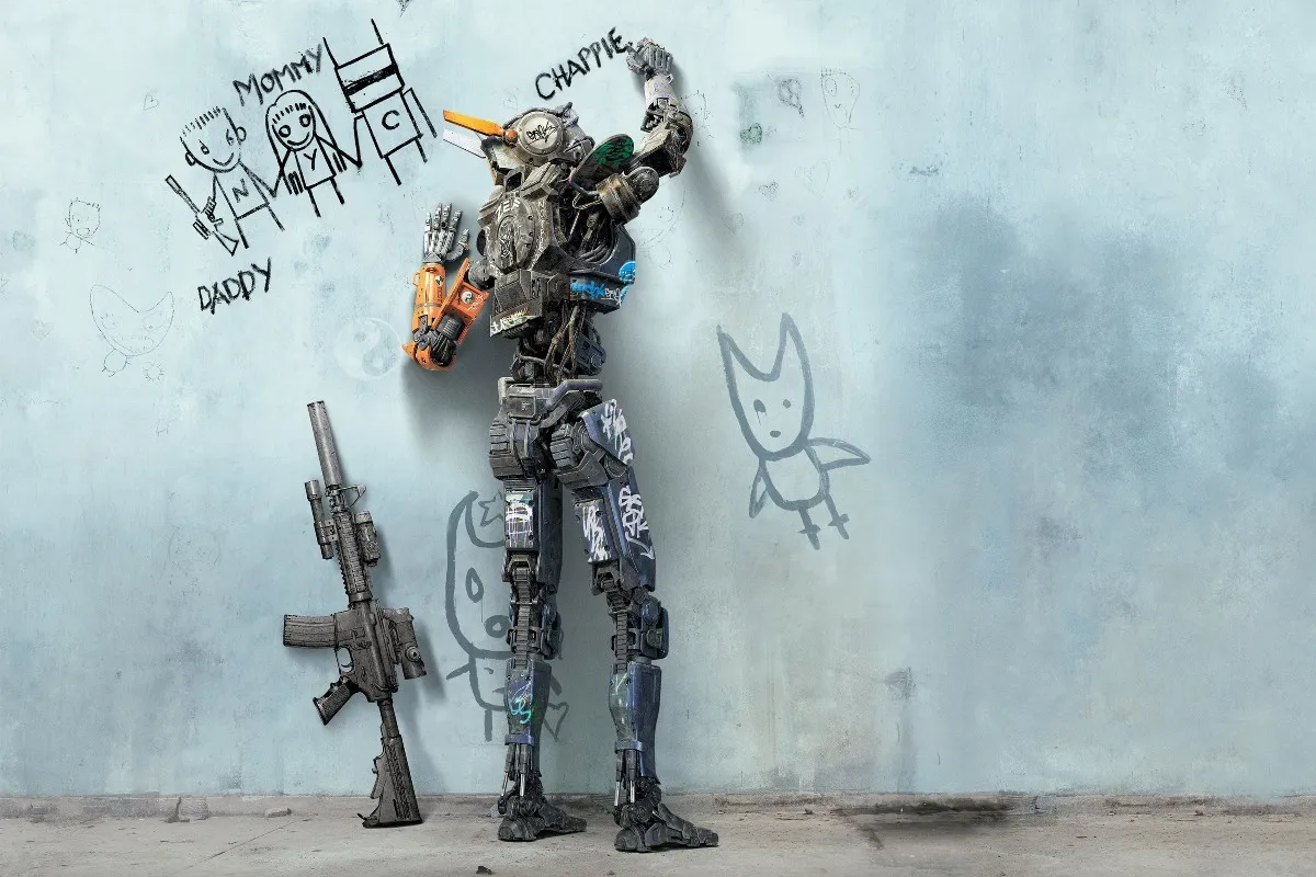 Chappie TDY002 изготовленная на заказ Печать настенный художественный тканевый плакат