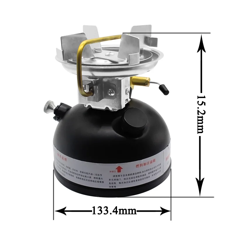Наружная портативная керосиновая плита горелки кемпинга Мини жидкое топливо максимум 500 мл Кемпинг бензиновые печи для кемпинга пикника