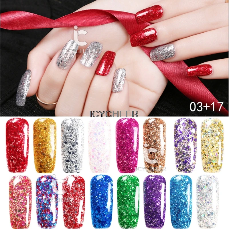 

Nail Art Gel Varnish Shinny Diamond Gel Polish Soak-off UV LED Nail Gel Mincure