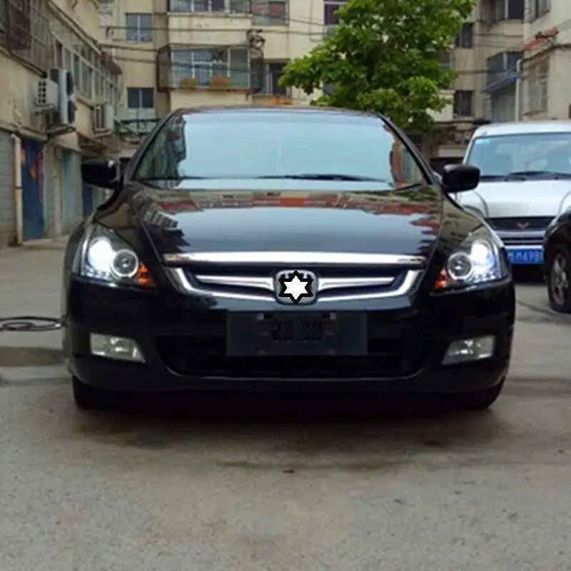 Assessoires аксессуары для укладки Luces Para лампа авто Drl дневные ходовые светодиодные фары автомобильные фары в сборе для Honda Accord