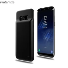 Тонкий чехол для аккумулятора 4000 мАч для samsung Galaxy S8 Plus, чехол для зарядного устройства, ТПУ, внешний аккумулятор, зарядка, задняя крышка