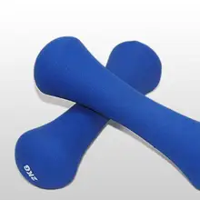 2*2 кг/шт кости Стиль гантели резиновые покрытые гантели Фитнес Dumb-bells специальные для женщин Аэробика похудеть