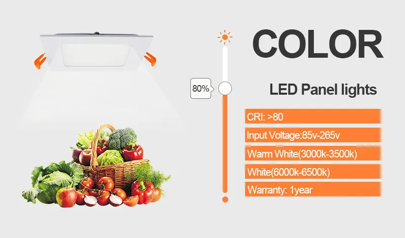 downlighters [DBF]Ultra Thin Dimmable 3W 4W 6W 9W 12W 15W 18W Ceiling Lamp Recessed Square LED Panel Light 3000K/4000K/6000K Indoor Lighting downlights