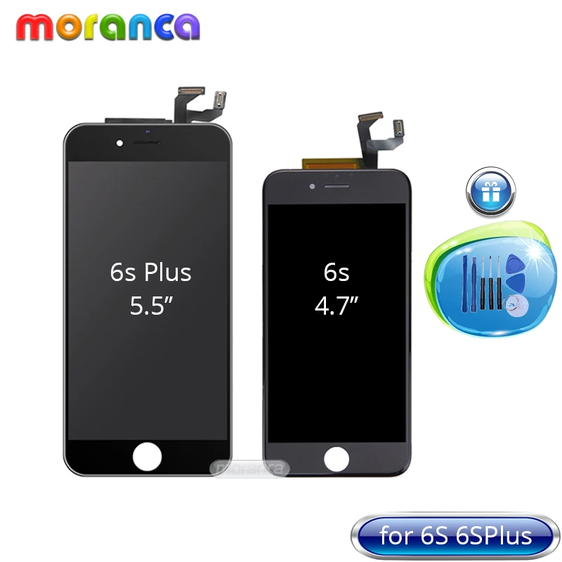 

AAA Quality LCD Screen for iPhone 6S 6SPlus Plus LCD Display Assembly with Touch Screen Digitizer Replacement Parts + Tools