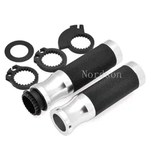 7 8 Motorcycles Handlebar Grip Hand Grips Throttle Wires Accessories Set for Suzuki Honda Kawasaki Yamaha