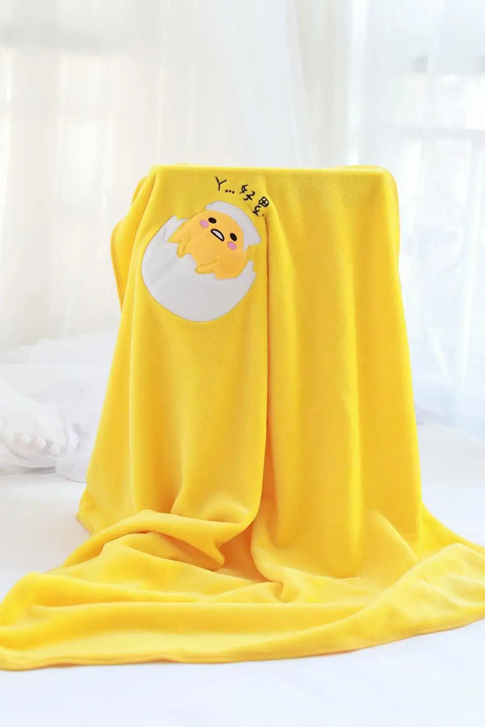 Мультфильм Пикачу Gudetama собака Rolling одеяло мягкая подушка плюшевое теплое одеяло подарок на день рождения Рождество#1030 - Цвет: Белый