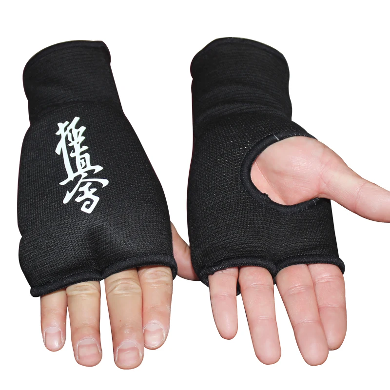Karate Gloves Karate Mitts Black or White Taekwondo Martial Arts