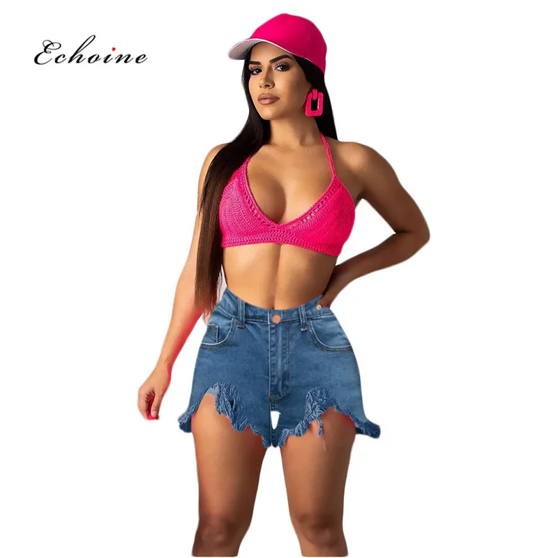 

Echoine Women Slim Straight Shorts Jeans Comfy Tessel Frazzle Skinny Casual Denim joggers Fashion Sportswear Casual Streetweer