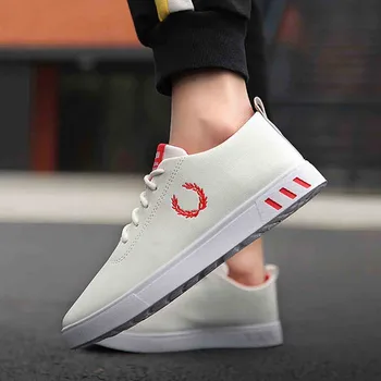 

Concise Men'S Lace-up Shoes Flat Bottom New Versatile Comfortable & Breathable Tide Shoes Handsome Casual Sports Men Shoes Male