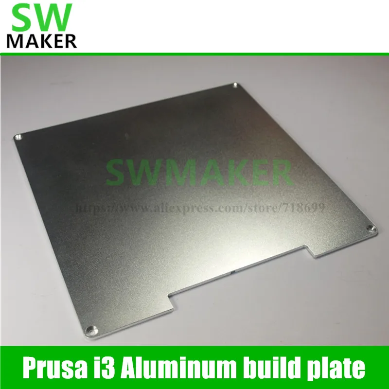 Запчасти для 3D-принтера SWMAKER Reprap Prusa i3 анодированная алюминиевая пластина