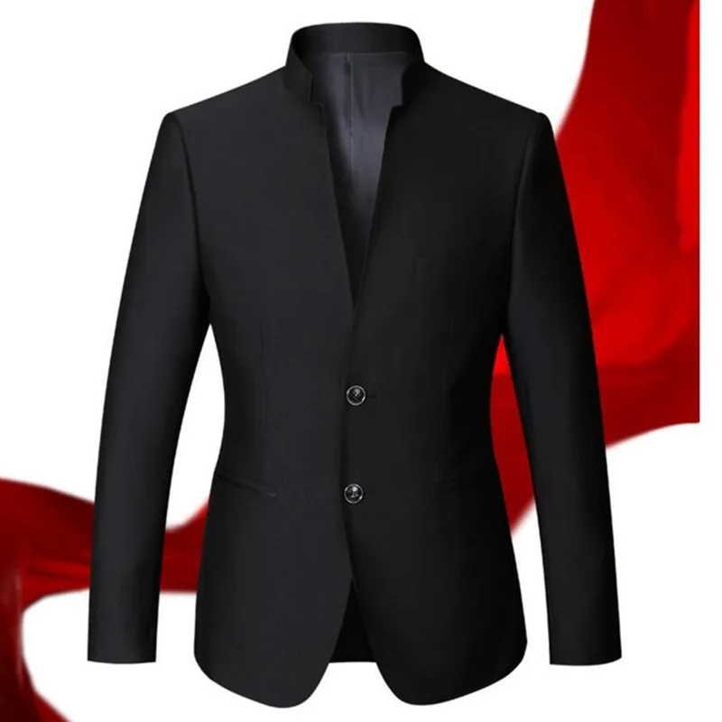 Men's leisure jacket chic style blazer business men's classic fashion ...